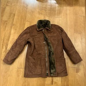 Brown Suede / Fur Jacket
